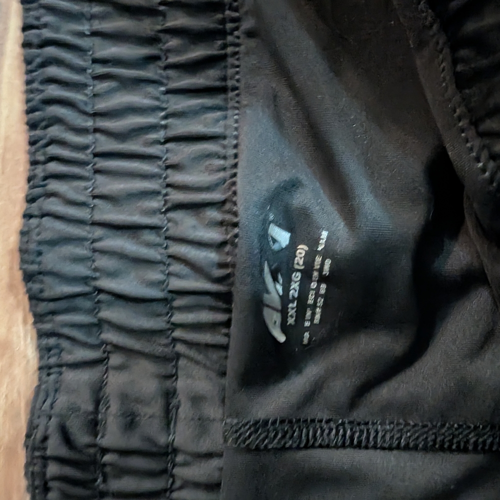 Avia Black Athletic Layered Running Shorts - Picture 3 of 3